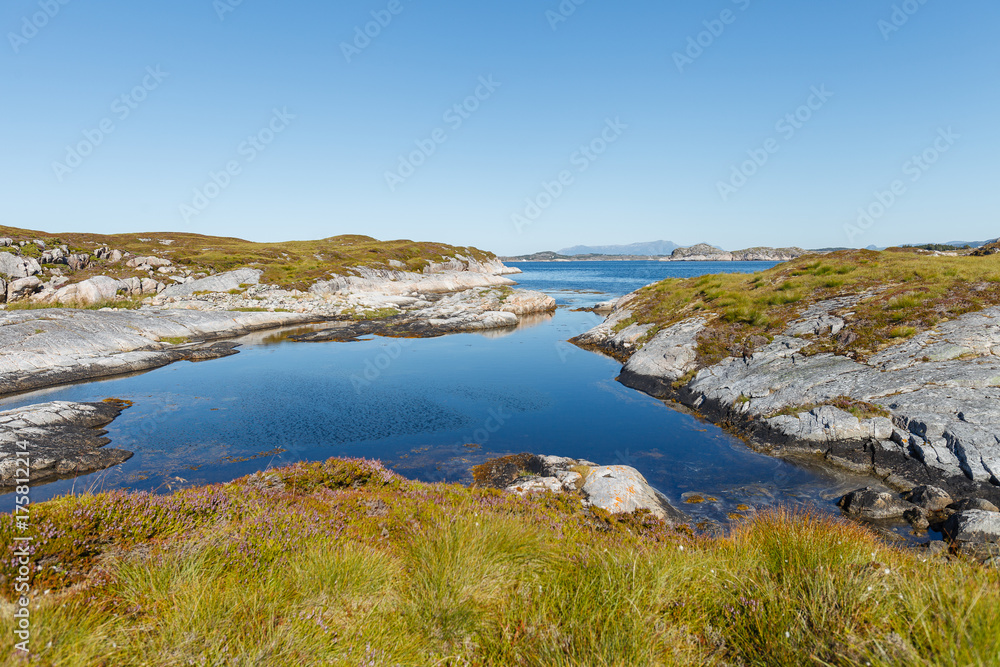 Beautiful view on norwegian fjords Beautiful view on norwegian fjords