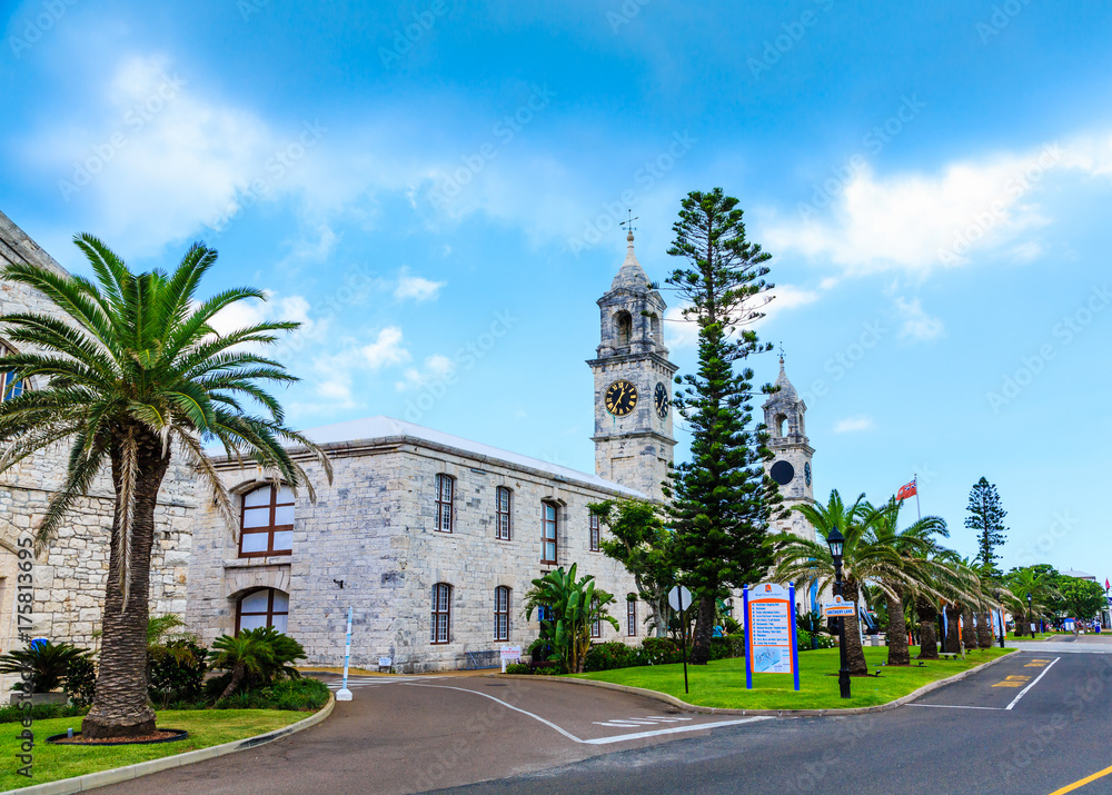 Two Clock Towers on Old Naval Dockyard