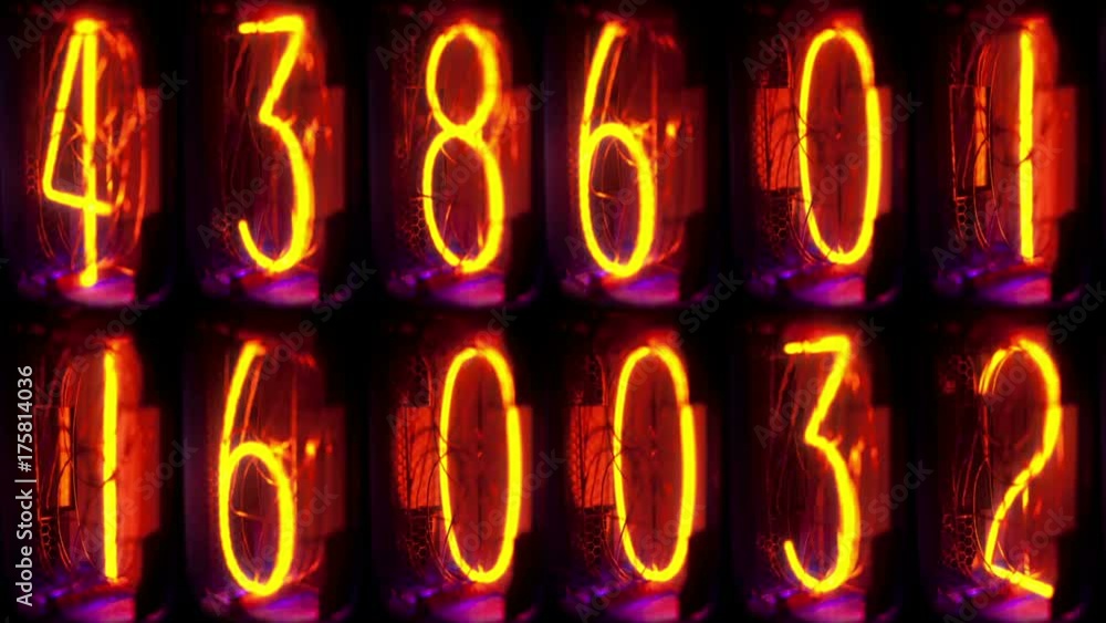 analog number light counter analog number light counter