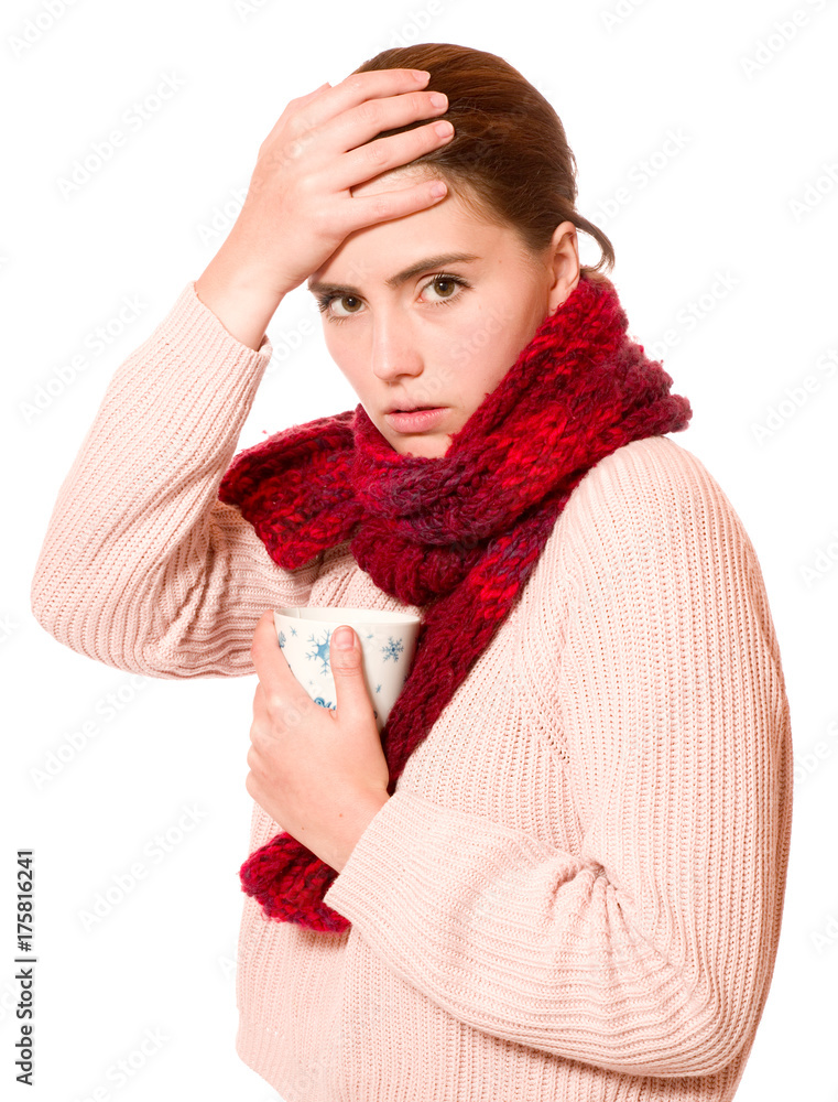 Attraktive junge Frau mit Kaffeetasse Attraktive junge Frau mit Kaffeetasse