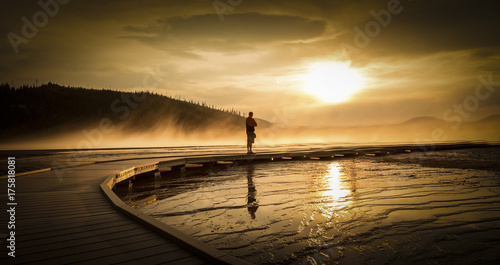 Grand prismatic spring, Yellowstone.