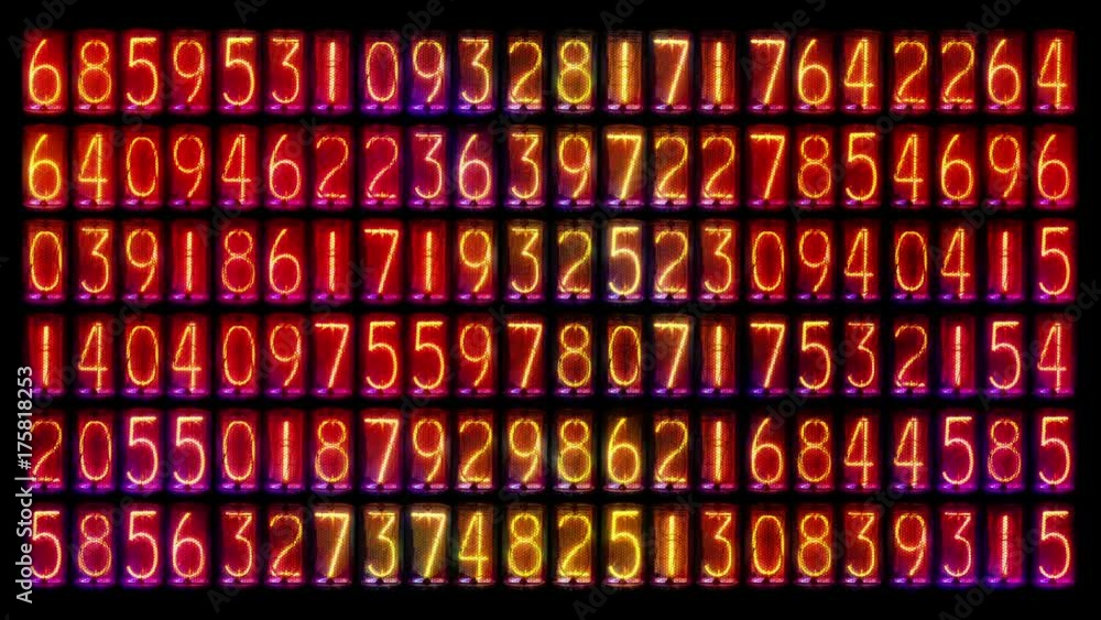 blending digital numbers