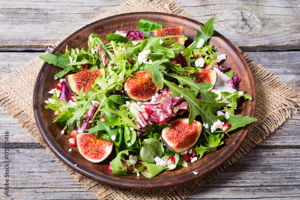 Autumn salad with arugula Autumn salad with arugula