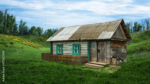 Old wooden rural house
