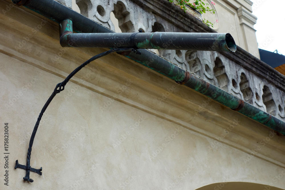 Obraz premium Pipe rainwater