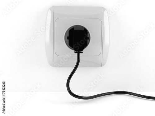 Electric plug with outlet