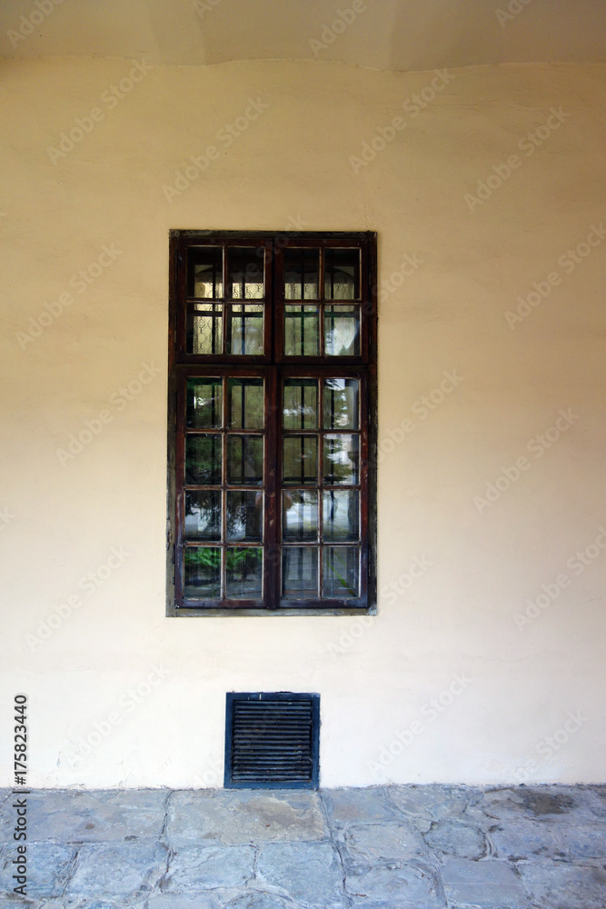 Historic window on the castle