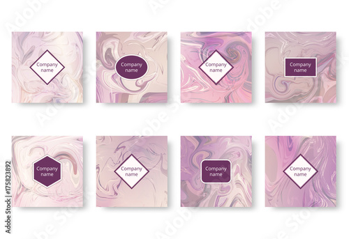 A set of watercolor cute backgrounds for the design of postcards to the day of the holy valentine, mother's day or postcards.