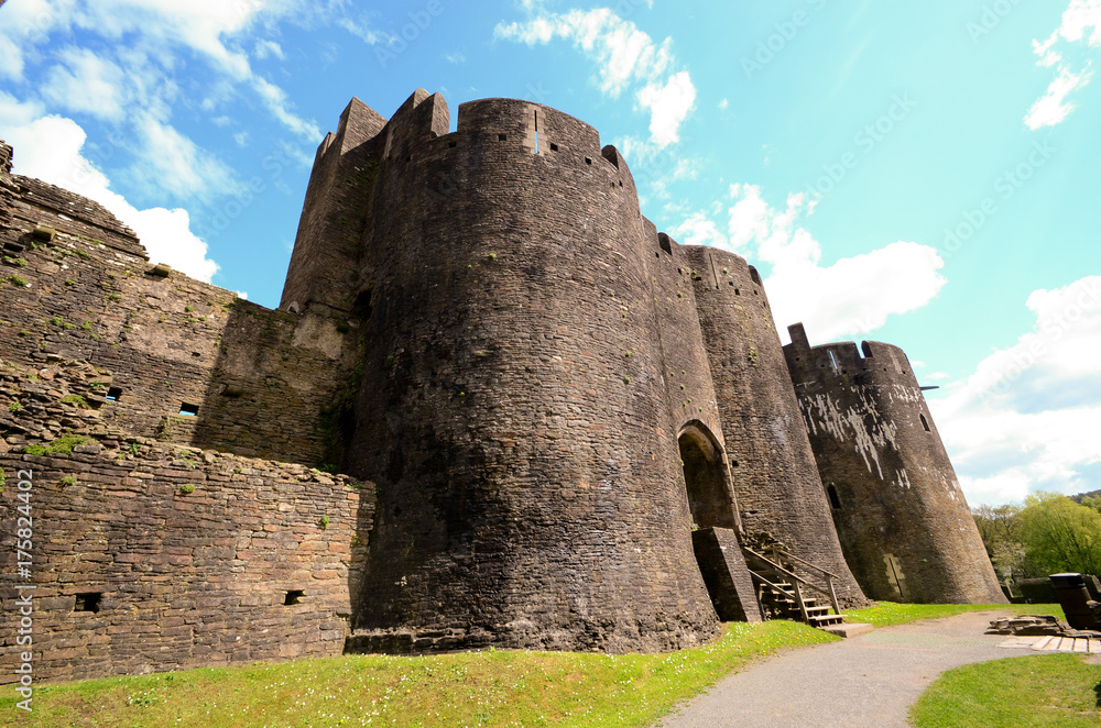 Castello di Caerphilly - Cardiff - Galles