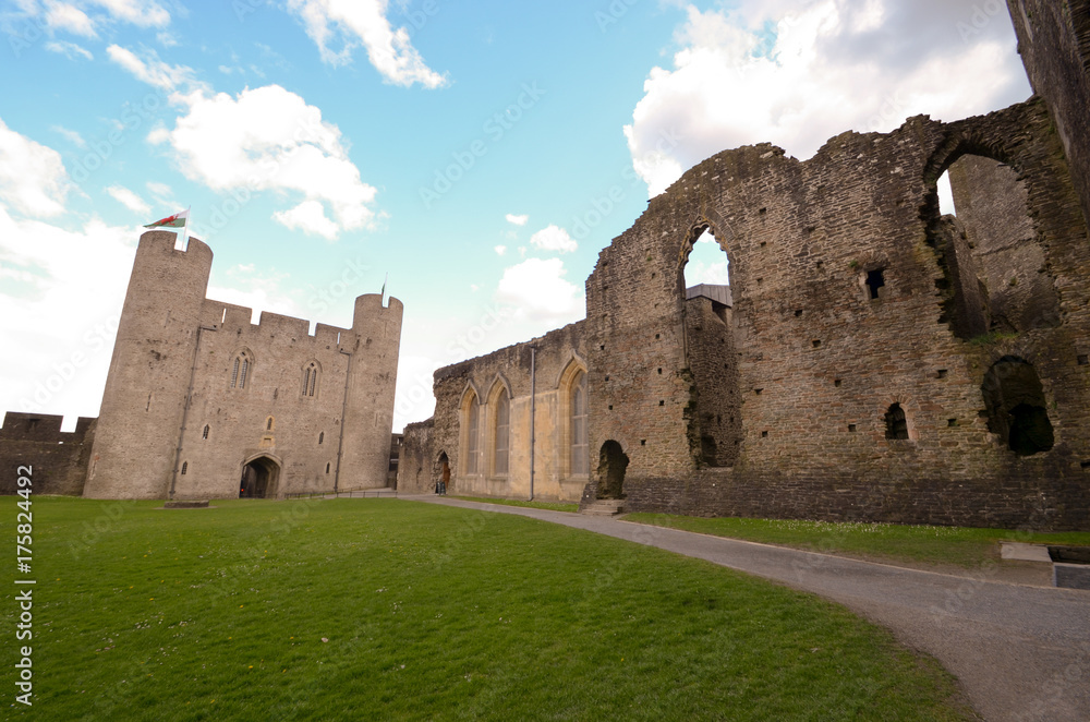 Castello di Caerphilly - Cardiff - Galles