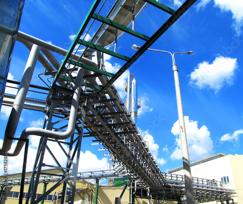 Trestle for engineering pipelines.