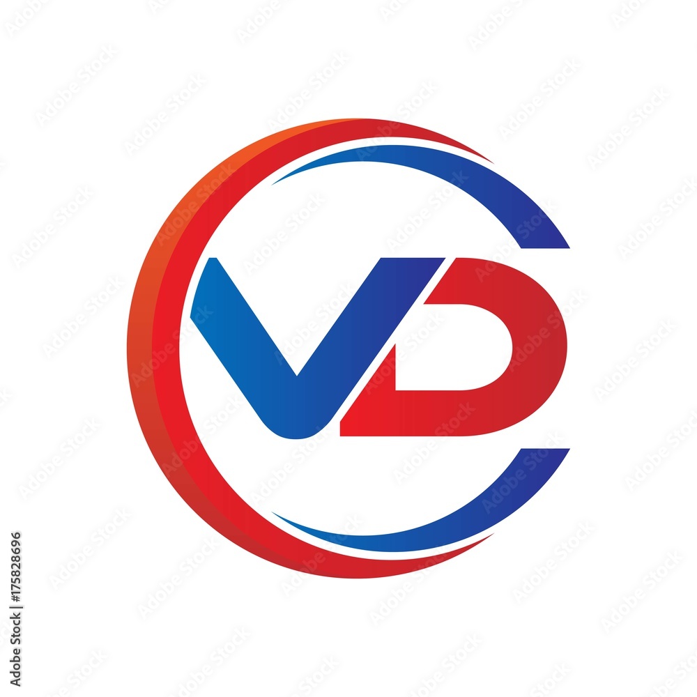VD Logo Monogram Design Template Stock Vector - Illustration of elegant,  emblem: 224507772