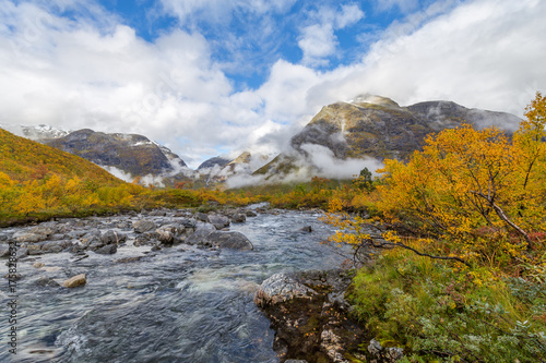 Reinheimen Nationalpark im Herbst, Norwegen