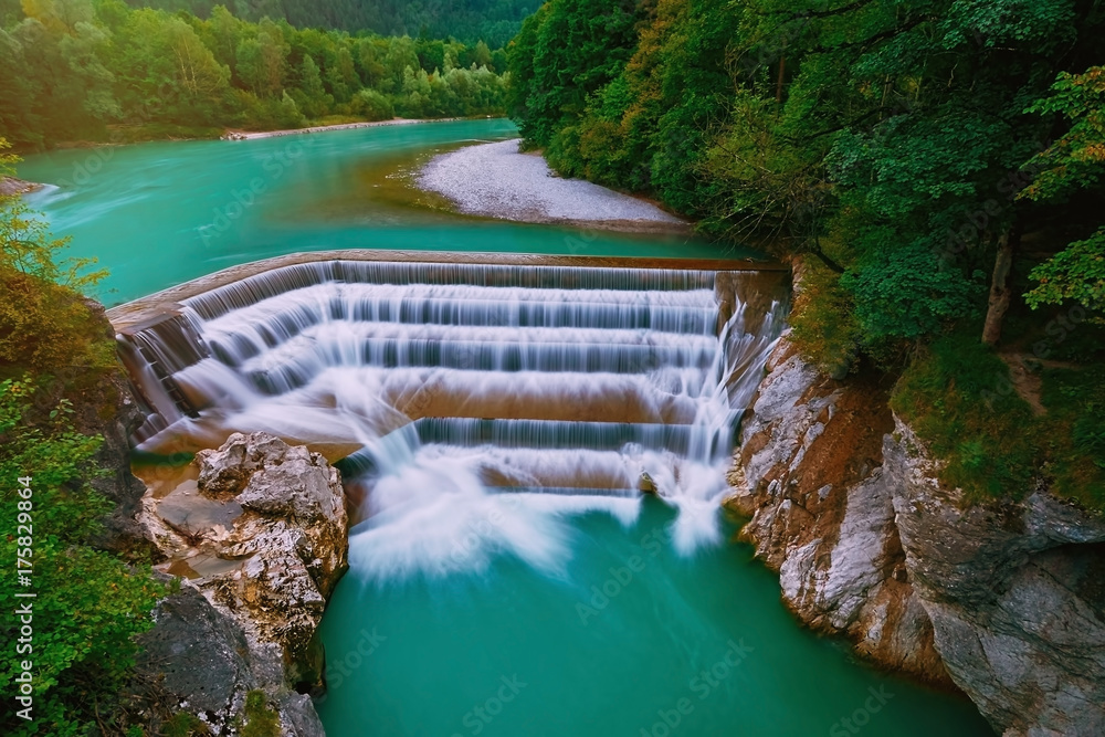 Fototapeta premium Lech Falls in Fussen