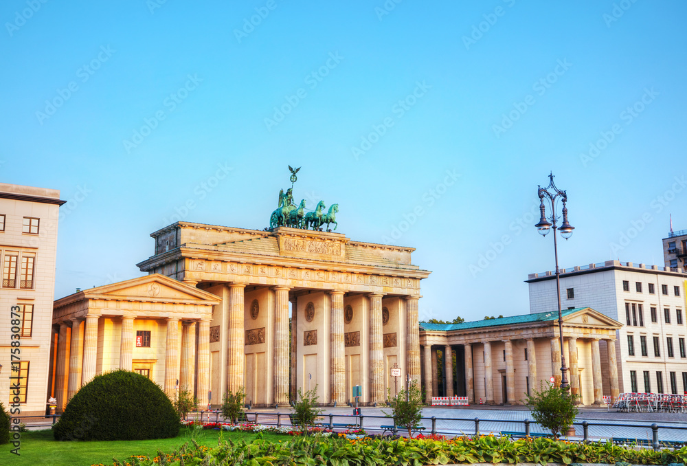 Brandenburg gate in Berlin, Germany
