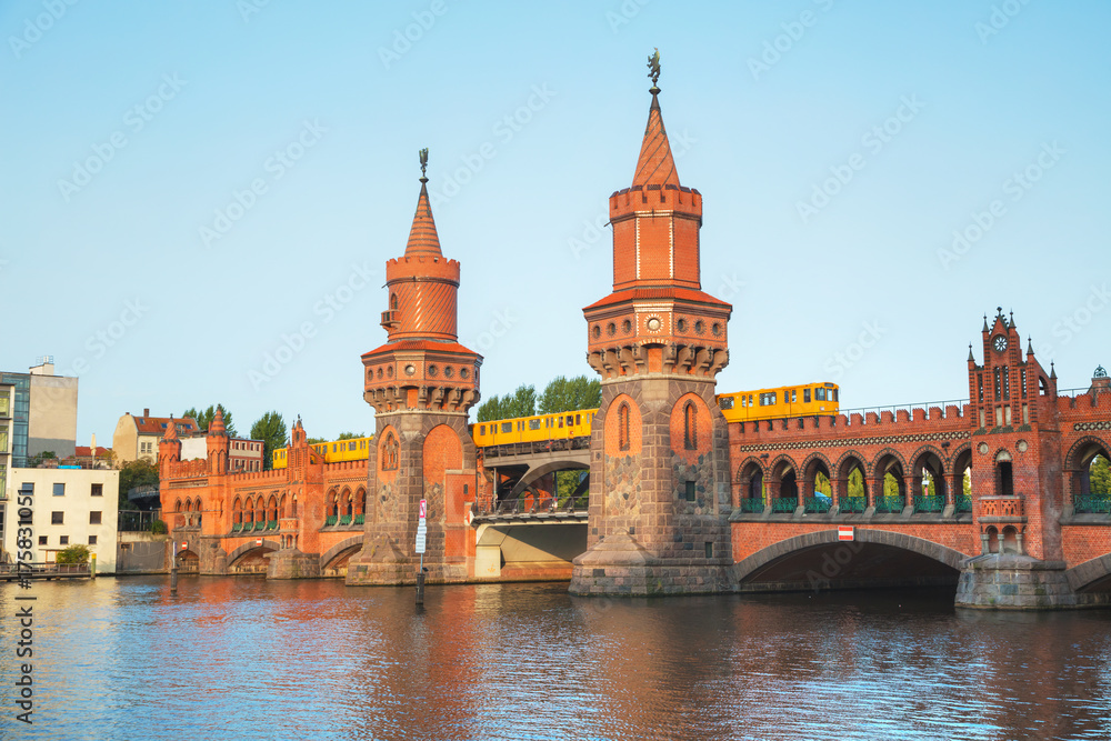 Oberbaum bridge in Berlin