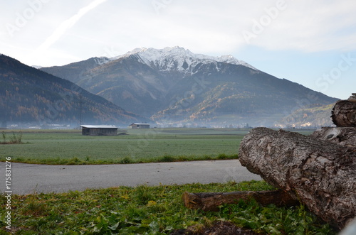 early on a dusty fall day Innvalley Tyrol/Tirol photo