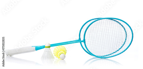 Badminton racquets with shuttlecocks © goir