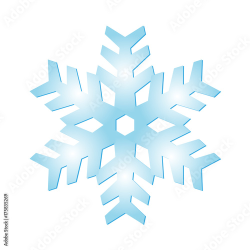 Eiskristalle, Schneeflocke zur Weihnachtsdekoration,
Schnee, Winter, Symbol in der Adventszeit,
Vektor Illustration isoliert auf weißem Hintergrund,