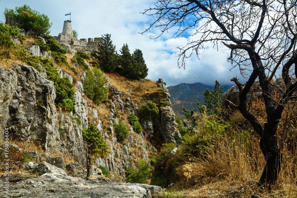 medieval castle of Klis in Croatia
