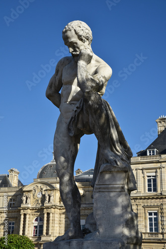 Marius sur les ruines de Carthage au jardin du Luxembourg à Paris, France
