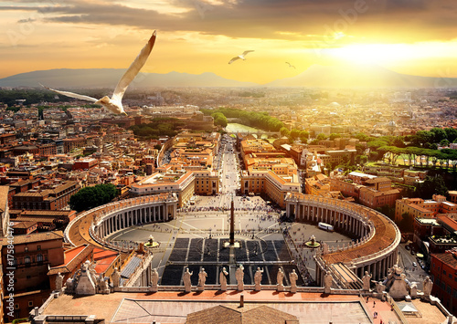Panoramic view of Vatican