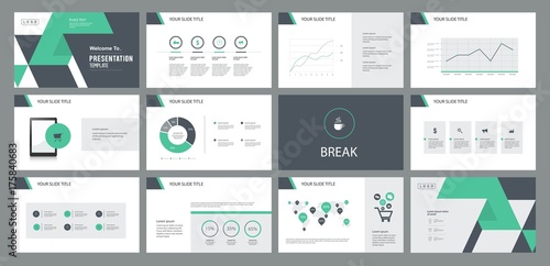 business presentation layout design template