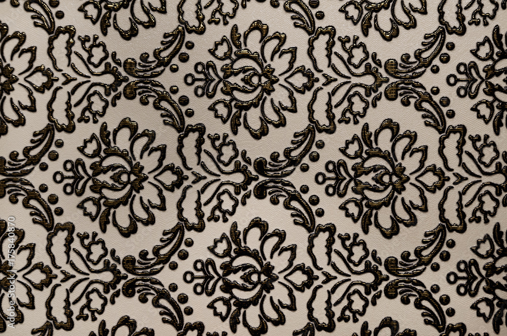 Fototapeta premium Vintage tile with flower pattern