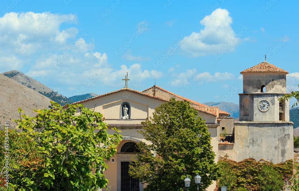 Basilica di San Biagio church, Maratea. italy