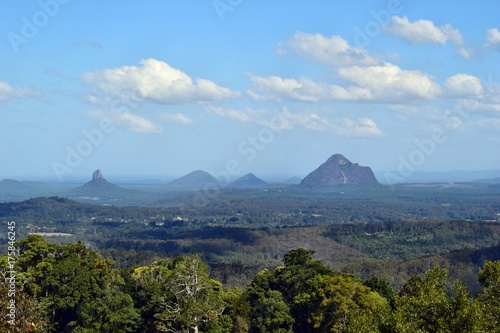 View on Glass House Mountains