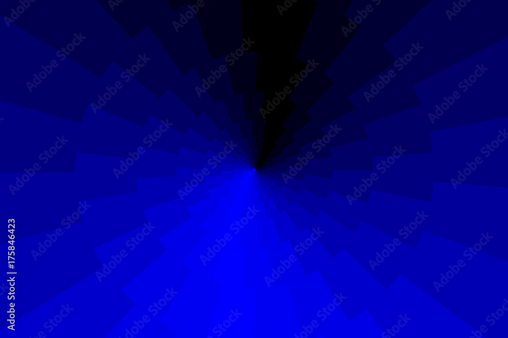 Obraz premium Lightning bolt - abstract geometric vector pattern - blue, Thunder abstract background ,