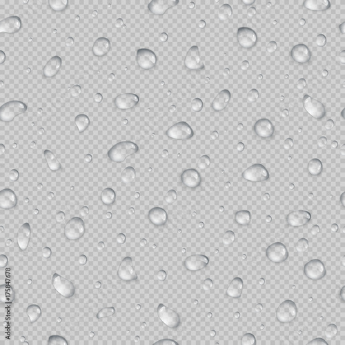 Seamless background with drops