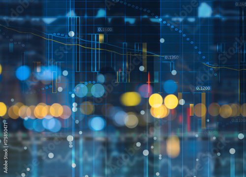 investment stock market background