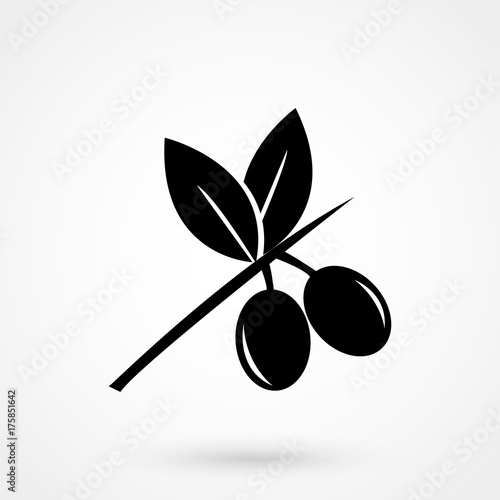 Olives icon vector