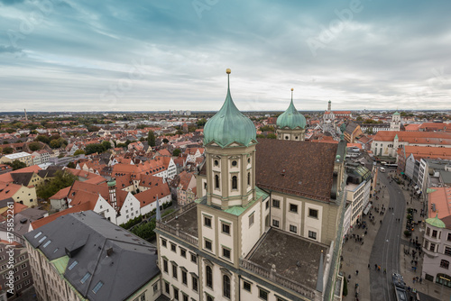 Augsburger Skyline, Blick vom Perlachturm