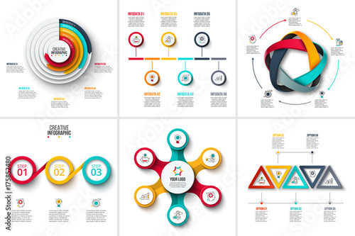 Business data visualization. photo