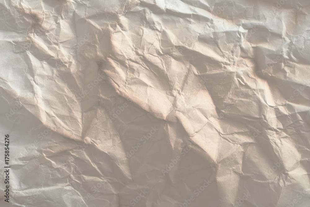 Surface and texture of old crumpled paper Surface and texture of old crumpled paper
