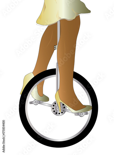 Pedling On A Unicycle