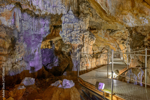 Sfendoni cave on Crete, Greece