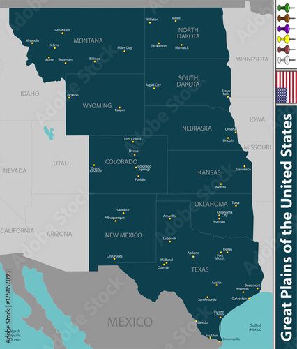 Slika na platnu Great Plains of the United States