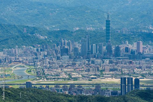 View of Taipei city photo