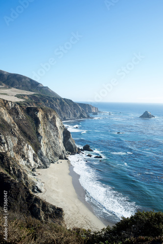 Ocean view from Highway 1 California