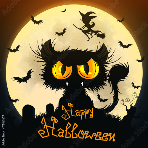 Halloween Black Cat
