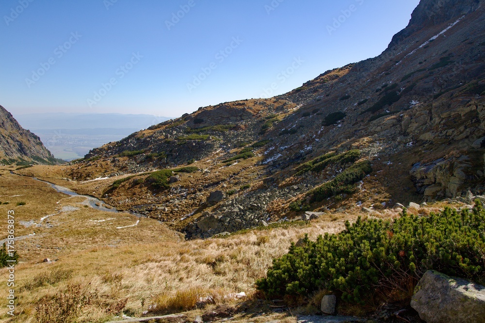 High Tatra Mountains in autumn, Slovakia High Tatra Mountains in autumn, Slovakia