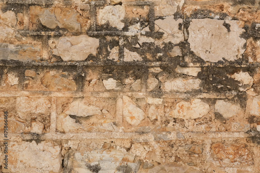 Alte Steinmauer für kreative Projekte Alte Steinmauer für kreative Projekte