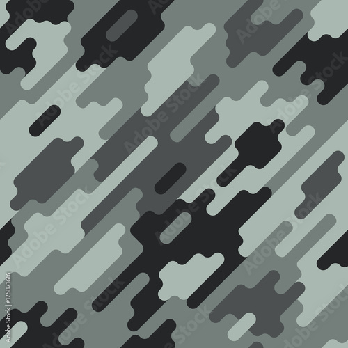 Camouflage modern colorful seamless pattern Dazzle paint pattern. Vector geometrical texture Modern cute background.