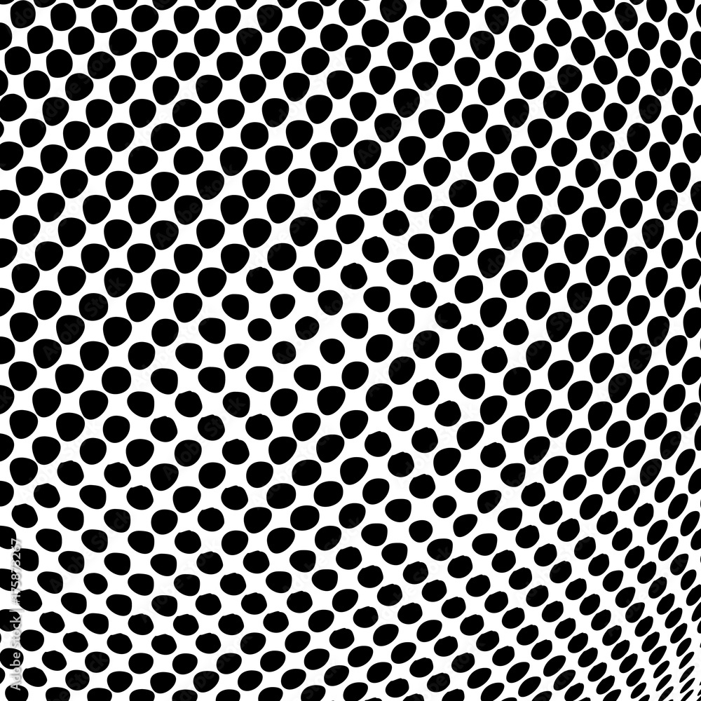 Vector abstract dotted background. Black and white halftone effect vector illustration. Vector abstract dotted background. Black and white halftone effect vector illustration.