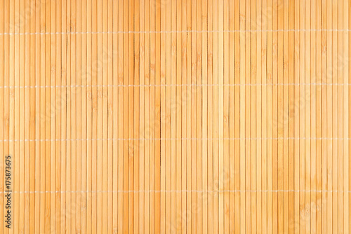Wooden bamboo mat background