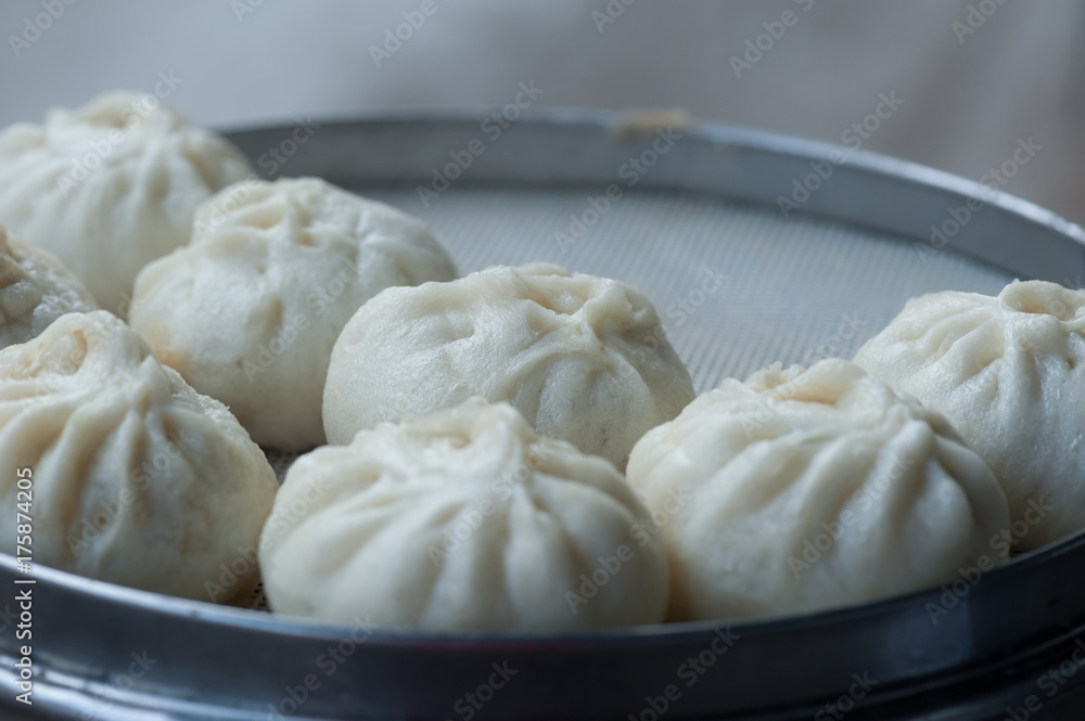Chinese food,  common breakfast steamed bun