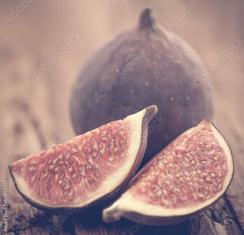 Fresh organic common fig photo